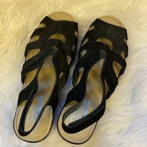 Sketchers Memory Foam Wedges Size 9.5